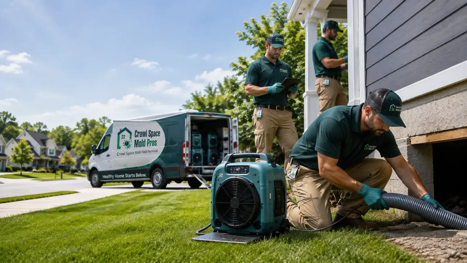 Crawl Space Mold Removal in Hamilton, VA